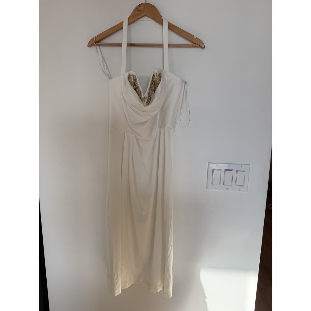 MARCHESA NOTTE Ivory Dress 4